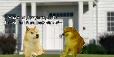 Doge Gives Cheems A Wedding Suprise