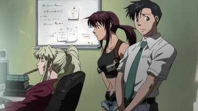 Balalaika is asked to inspect NSFW material (Black Lagoon)