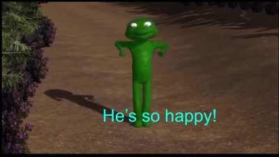 Green alien when ronald gets to hell