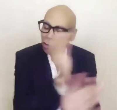 Picture this: you’re Crystal Methyd, it’s night time and suddenly a small rock is thrown at your window, you look down and see Rupaul serenading “Tell It To My Heart”. What do you do?