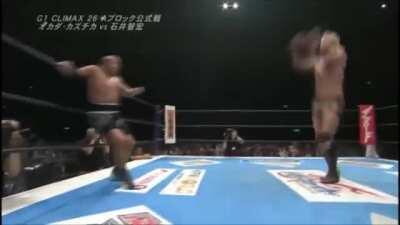 Okada's dropkick