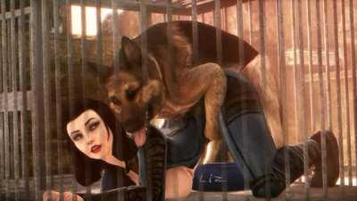 Bioshock Infinite Elizabeth Porn Dog - ðŸ”¥ Elizabeth getting fucked in a cage (noname55) [BioShock...