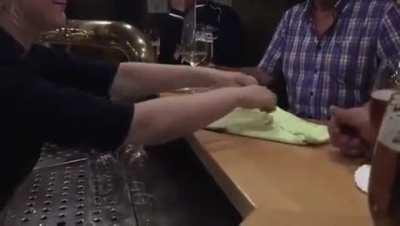 That's a big napkin