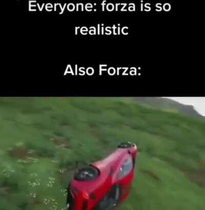 Everyone says forza horizon 4 is so realistic. Short vid for fun