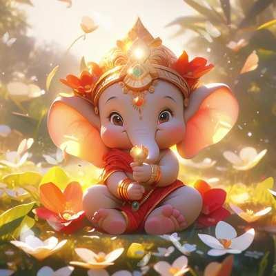 Divine Bal Ganesha