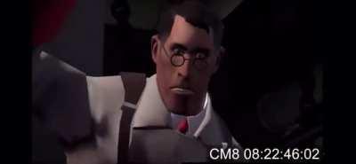 Seeing medic shooting a revolver with 9 shots at a body-less spy is enough cursed tf2 for me today.