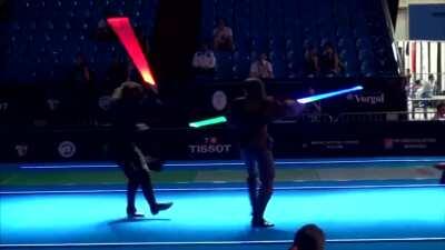 Fencing Senior World Championships Moscow 2015, Star Wars duel