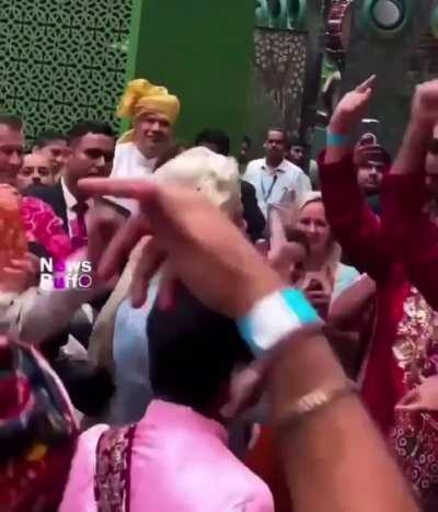 John Cena doing the “You Can’t See Me” move at a wedding in India