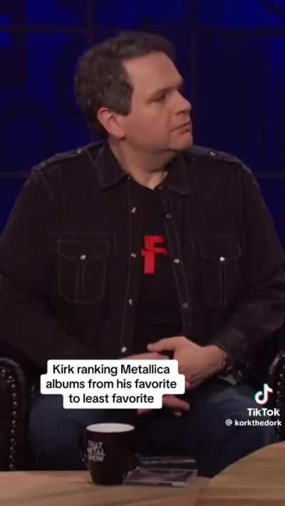 HOLY SH*T, why have i never seen this?? Kirk ranking all metallica albums… siiiick!!!