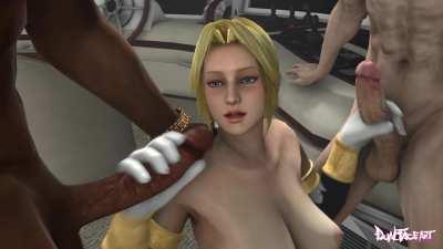 Elena double hand job (Dual-Face-Art) [Dead or Alive]