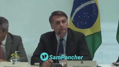 Trecho do vídeo onde Bolsonaro afirma que quer trocar a segurança no RJ