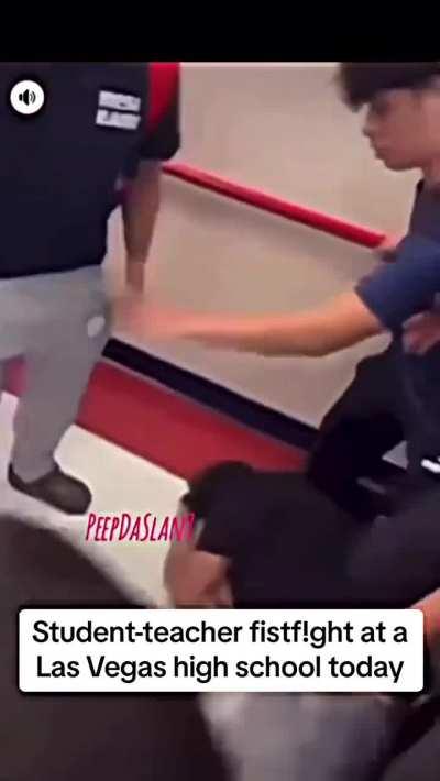 Teacher fighting student at Valley High School