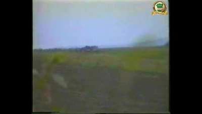 chechen fighters 08.1999 - attack on russians collumn, novalak region.