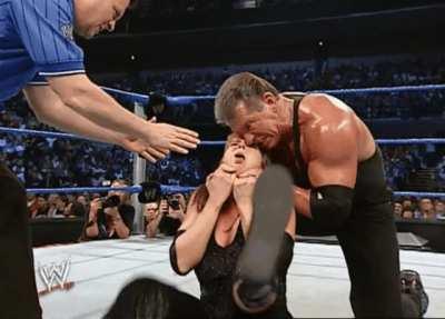 Stephanie McMahon w/Linda McMahon vs. Vince McMahon w/Sable in a &quot;I Quit&quot; Loser Gets Fired Match (WWE No Mercy 2003)