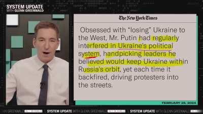 They're accusing Russia of doing exactly what the United States did in Ukraine:The New York Times just had the audacity to accuse Vladimir Putin of meddling in the internal affairs of Ukraine—of attempting to &quot;handpick&quot; leaders loyal to Moscow.

