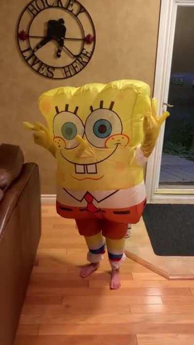 My daughter’s Spongebob Impression