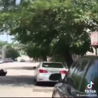 Baltimore police couldn’t keep up with a man carrying a TV