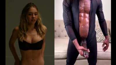 BBC BabeCock Celebrity Split Screen Porn Sydney Sweeney Porn GIF by ekinair