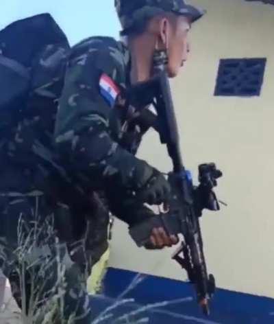 KNDF (Anti junta forces) in action in Kayah State, Myanmar [September 2021]