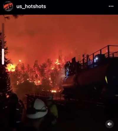 Not a train I’d wanna be on. Stay safe dirty kids. Salt Fire, Shasta CA.