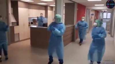 Recap - More nurses dancing during the hospitals busiest time ever!