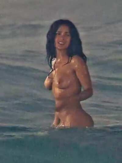 Salma Hayek fully nude in Ask the Dust