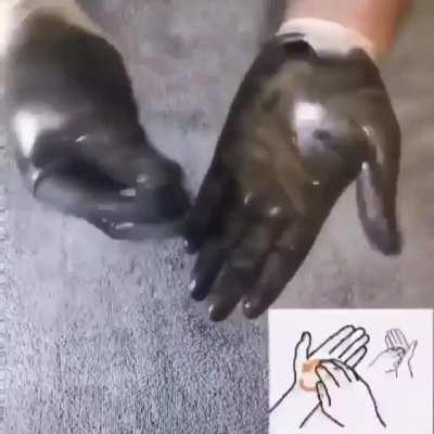 How to wash your hands in a good way