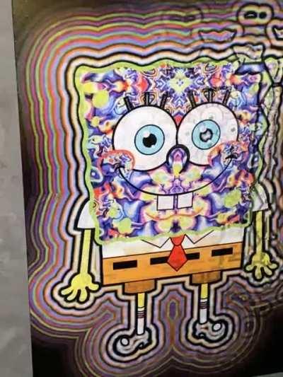 trippy spongebob