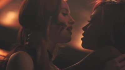 Madelaine Petsch lesbian scene with Vanessa Morgan