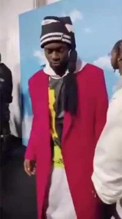 Pop Smoke, Virgil Abloh, and Sheck Wes at Paris Fashion Week