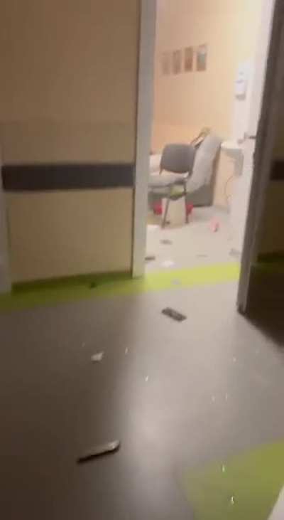 A hospital following a recent Russian attack.