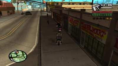 GTA San Andreas drive-by shooting