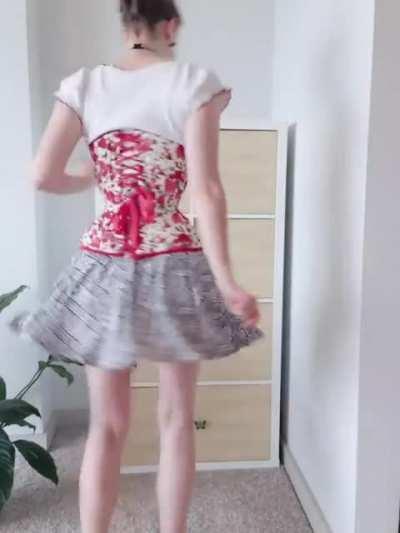 Twirling in skirts is always fun, but somehow I feel like a corset makes it even better!