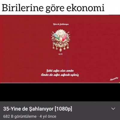 Şahlanıyor ya