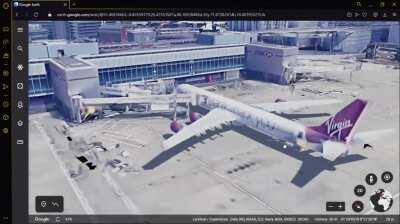 So, I was having a look at beautiful Heathrow airport in Google Earth...