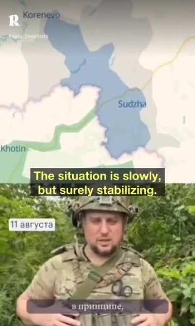 How Chechen commander Apti Alaudinov took the situation &quot;under control&quot; in the Kursk region.