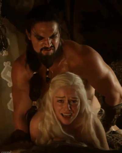 Jason Momoa & Emilia Clarke from Game of thrones