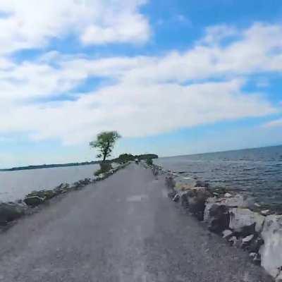 This old train railway turned bike path I use weekly