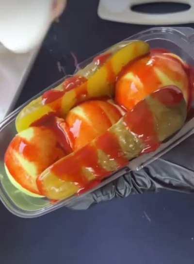 Pickle split sundae