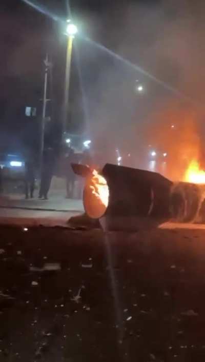 Rockets in the streets of Beirut 