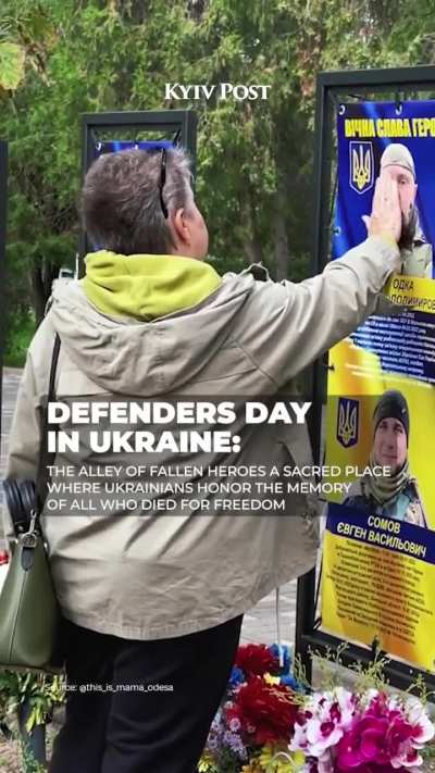 On October 1st, Ukrainians commemorate all soldiers fallen in battle against the invading Russians since 2014