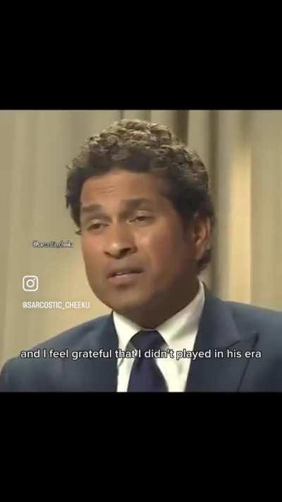 Sachin on bobzy the king