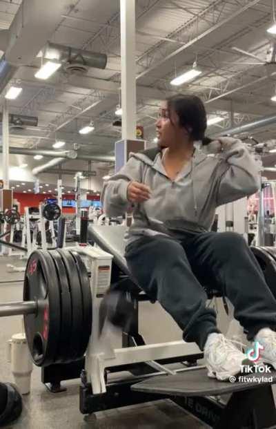 Lifter doesn't like being in the background of videos