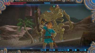 If a Hinox grabs a palm/bent tree, it will not hit you. 