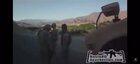 Taliban machine gun fire rips into a group of dismounted soldiers, wounding one.