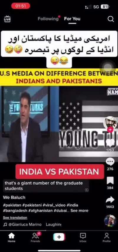 US media discussing difference between Indian and Pakistan Diaspora