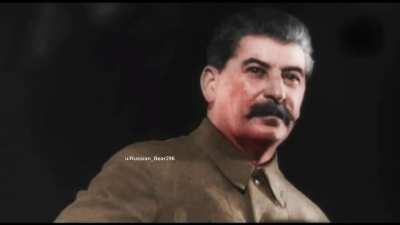 Stalin stares at Camera (1937)