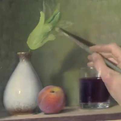 Satisfying oil painting