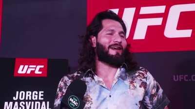 A classic. Masvidal shares a &quot;hypothetical&quot; Yoel Romero story