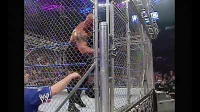 One of the most brilliantly well-done cage match finishes of all-time. JBL vs Big Show at No Way Out 2005.